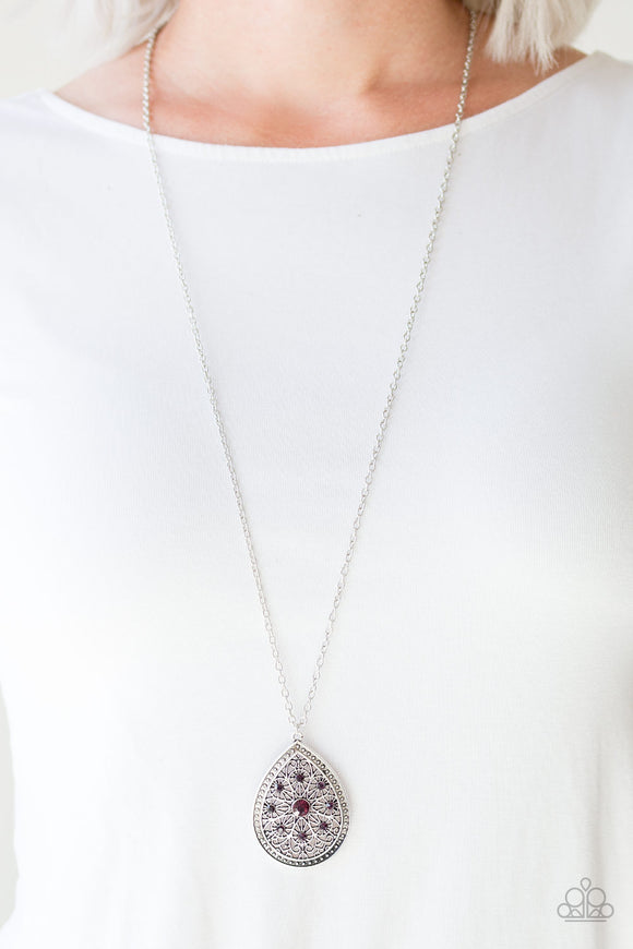 I Am Queen - Purple Necklace