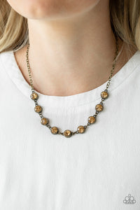 Starlit Socials - Brass Necklace