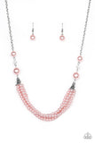 One-WOMAN Show - Pink Pearl Layered Short Necklace