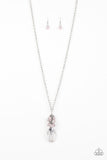 Crystal Cascade - Pink Gems Pendant Necklace