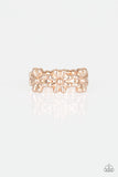 Daisy Dapper - Dainty Rose Gold Daisy Skinny Stretchy Band Ring