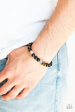 Proverb - Brown Tiger's Eye & Black Lava Stretchy Bracelet