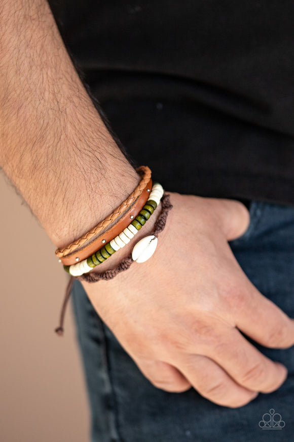 Beach Bounty - Green Bracelet