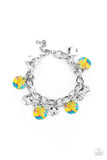 Teasingly Tie Dye - Yellow & Blue Tie Dye Discs Bracelet