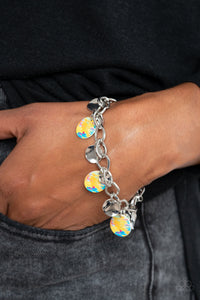 Teasingly Tie Dye - Yellow & Blue Tie Dye Discs Bracelet