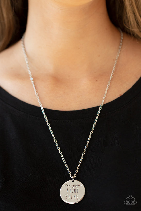 Light It Up - Silver Necklace