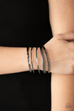 Stackable Style - Black Bangle Bracelets