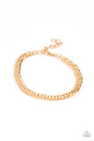 Very Valiant - Gold Chain Link Men's/Unisex Lobster Claw Bracelet