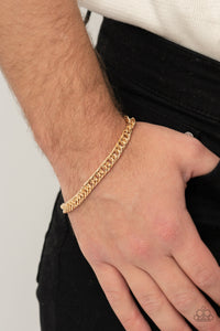 Very Valiant - Gold Chain Link Men's/Unisex Lobster Claw Bracelet