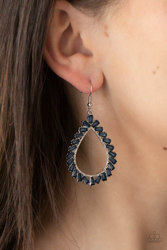 Stay Sharp - Blue Earrings