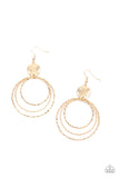 Universal Rehearsal - Gold Circle Earrings