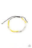 pull string Paparazzi Accessories bracelet yellow