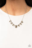 Material Girl Glamour - Brown Necklace