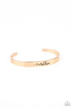 Sweetly Named - Dainty Gold "Mother" Cuff Bracelet