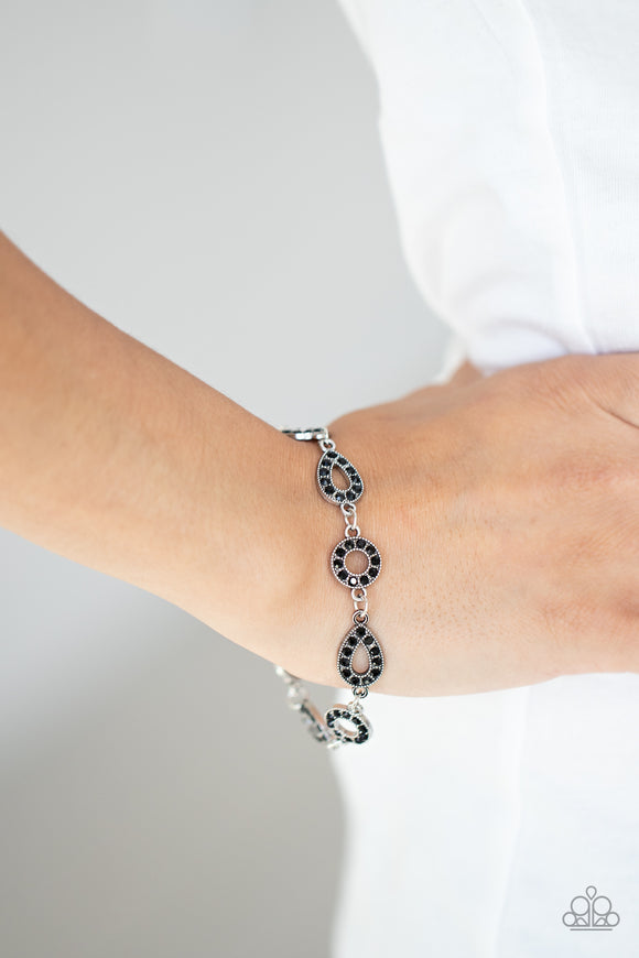 Royally Refined - Black Bracelet