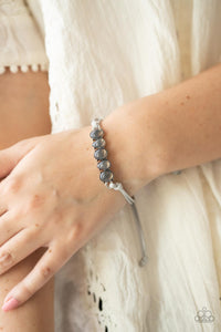 Opal Paradise - Silver Opal Beaded Pull String Bracelet