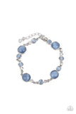 Storybook Beam - Blue Moonstone Dainty Lobster Claw Bracelet