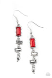 Modern Day Artifact - Red Earrings