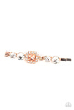 Paparazzi Accessories golden peach bobby pin hair clip