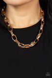 Motley In Motion - Gold Necklace