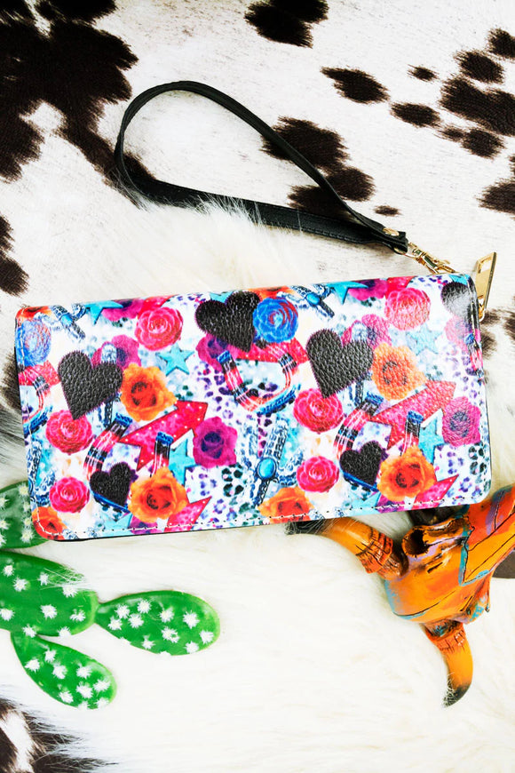 MORE TO LOVE ORGANIZER CLUTCH WALLET